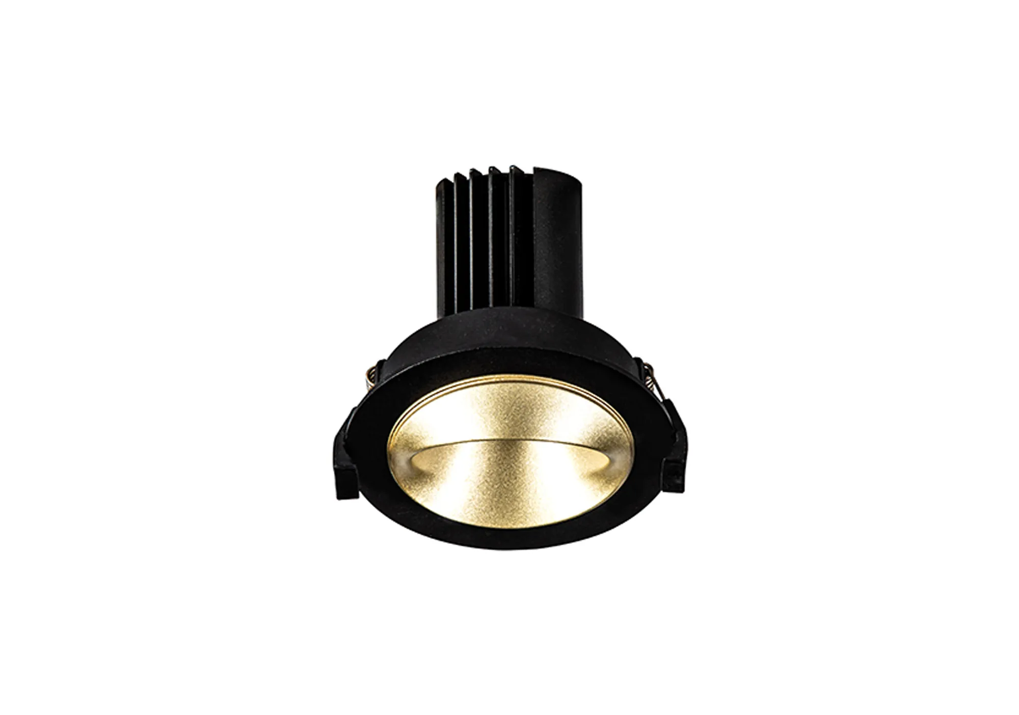 Bonia 12 Powered by Tridonic 12W 1200lm 2700K 36° LED Engine,350mA Black/Gold 27° Angled Round Downlight , DRIVER NOT INC. 5yrs Warranty DM202476  Dlux Bonia 12